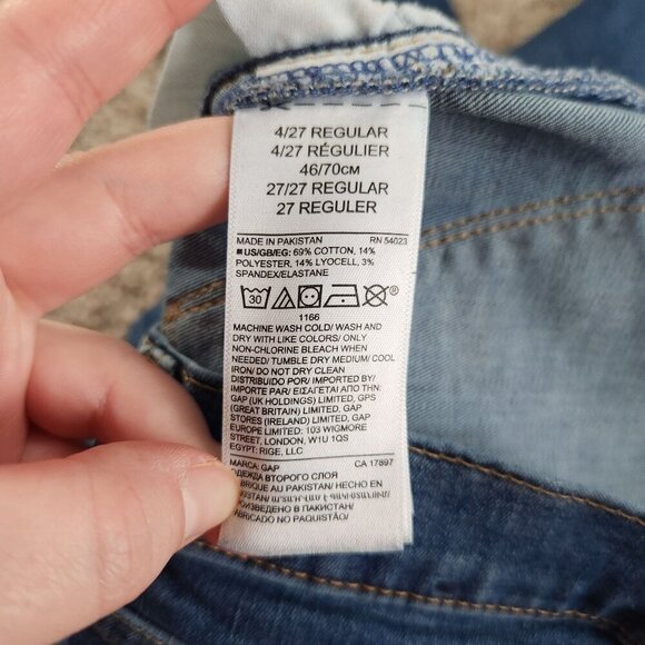 Gap Regular True Skinny Medium Wash Blue Jeans - Picture 5 of 7